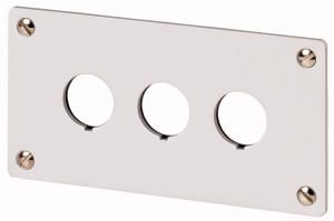 EATON MANIFACTURING - EAO216544 M22-E3 PIASTRA INCASSO 3 FORI, ALU
