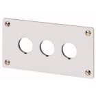 EATON - EAO216544 M22-E3 PIASTRA INCASSO 3 FORI, ALU