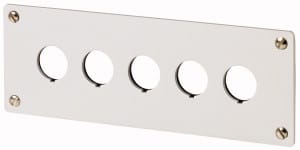 EATON MANIFACTURING - EAO216546 M22-E5 PIASTRA INCASSO 5 FORI, ALU