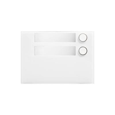 URMET SPA - UTD1168/12W FRONTALINO AD 2 TASTI B