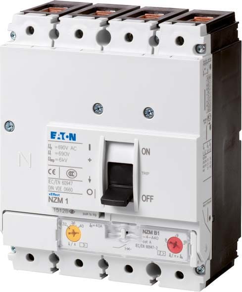 EATON MANIFACTURING - EAO284420 NZMH1-4-A32 INT.AUT.4P 32A 100KA N100%