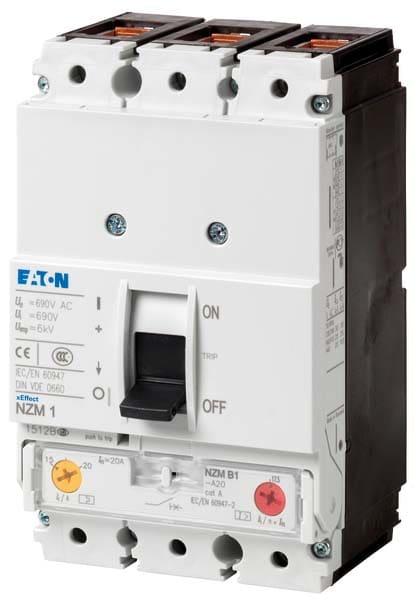 EATON MANIFACTURING - EAO281573 NZMN1-A125-NA INT MAG TERM 35KA 125A UL/