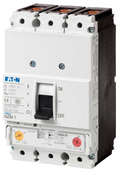 EATON MANIFACTURING - EAO281570 NZMN1-A20-NA INT MAGN TERM 35KA 20A UL/C