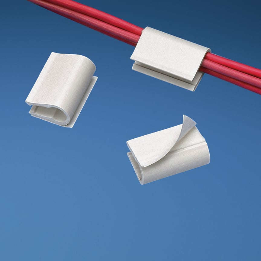PANDUIT - PANADCC31-AT-C10 CORDCLIP,HITMPBNDLES,WH,PK100