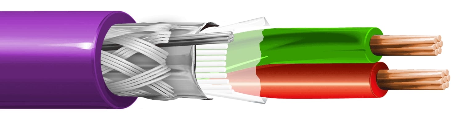 ITC INDUSTRIA TECNIC - ITC12S1YVI1000 1X2 AWG22 S(FTP) PROFIBUS VIOLA B.1000 E