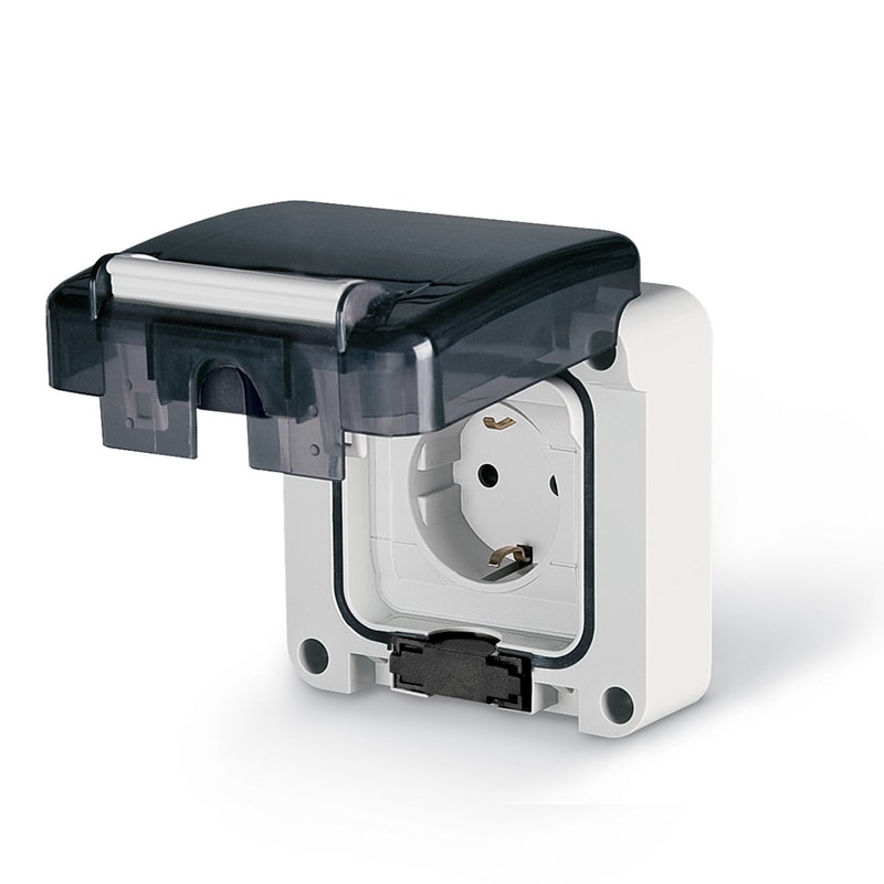 SCAME PARRE S.P.A. - SCA137.4407 PR.2P+T 16A 250V UNEL C/SHUTTER INCASSO