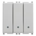 VIMAR SPA - VIW14007.SL TRE DEVIATORI 1P 20AX SILVER