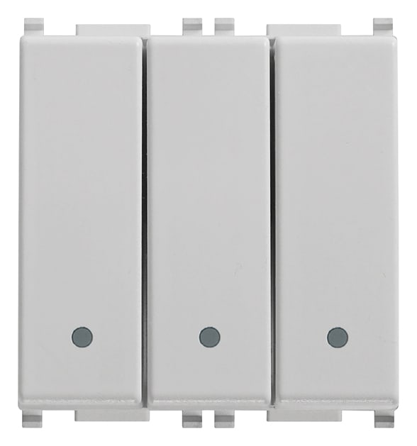 VIMAR SPA VIW14007.SL TRE DEVIATORI 1P 20AX SILVER