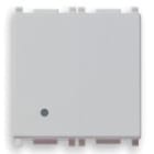 VIMAR SPA - VIW14008.2.SL PULSANTE 1P NO 10A 2M SILVER