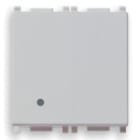 VIMAR SPA - VIW14008.2.SL Pulsante 1P NO 10A 2M Silver