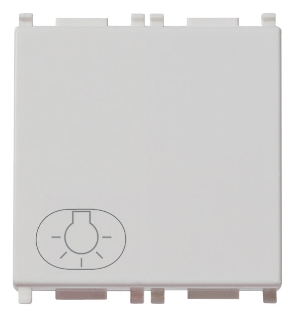 VIMAR SPA VIW14008.2.L.SL PULSANTE 1P NO 10A LUCE 2M SILVER