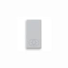 VIMAR SPA - VIW14021.L.SL TASTO 1M SIMBOLO LUCE SILVER