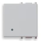 VIMAR SPA - VIW14022.SL TASTO 2M ILLUMINABILE SILVER