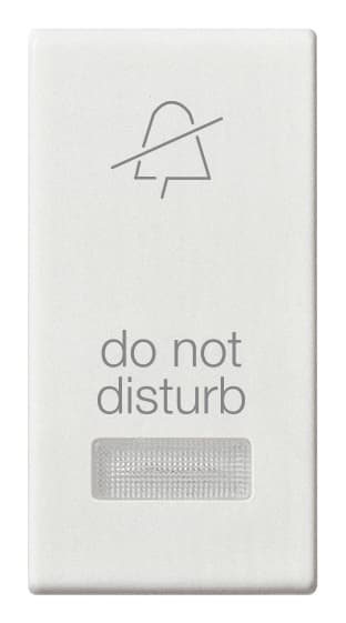 VIMAR SPA VIW14026.DND TASTO 1M CON DIFFUSORE SIMB. DND BIANCO