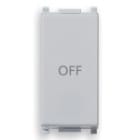 VIMAR SPA - VIW14056.33.SL PULSANTE 1P NO+NC 10A SIMBOLO OFF SILVER