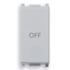 VIMAR SPA - VIW14056.33.SL PULSANTE 1P NO+NC 10A SIMBOLO OFF SILVER