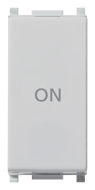 VIMAR SPA VIW14056.34.SL PULSANTE 1P NO+NC 10A SIMBOLO ON SILVER