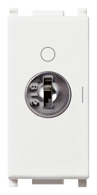 VIMAR SPA VIW14083 INTERRUTTORE 2P 16(3)A +CHIAVE BIANCO