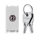 VIMAR SPA VIW14083.S.SL INTERRUTTORE 2P 16(3)A+CHIAVE OFF SILVER