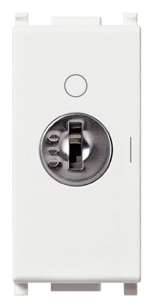 VIMAR SPA VIW14083.CU INTERR. 2P 16(3)A +CHIAVE UNIFIC. BIANCO