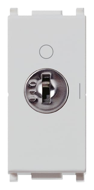VIMAR SPA VIW14083.CU.SL INTERR. 2P 16(3)A +CHIAVE UNIFIC. SILVER