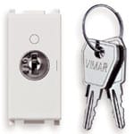 VIMAR SPA VIW14087.CU PULSANTE 2P NO 16A +CHIAVE UNIF. BIANCO