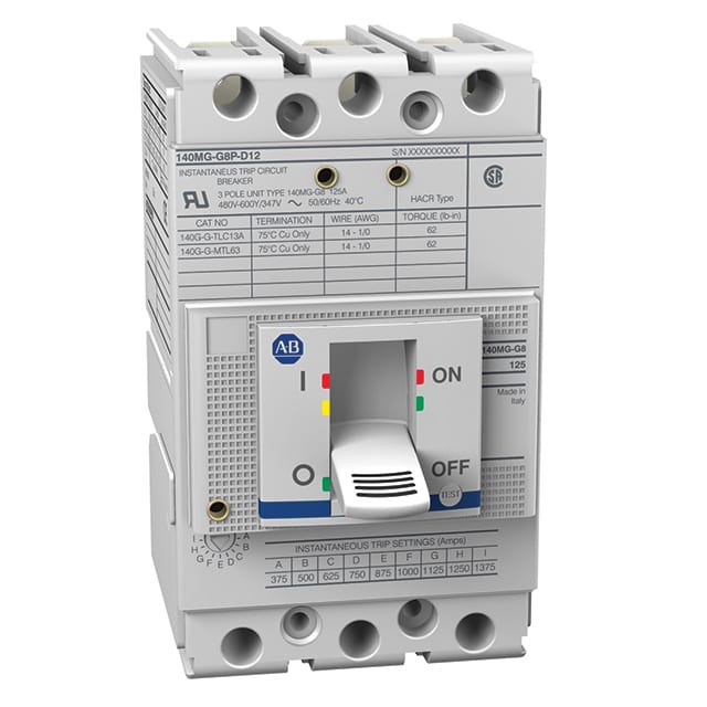 ROCKWELL AUTOMATION RCK140MG-H8E-C60 140MG 60A H FRAME MTR PROTECTION CKT-BR