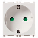 VIMAR S.P.A. - VIW14208 PRESA SICURY 2P+T 16A TEDESCO BIANCO