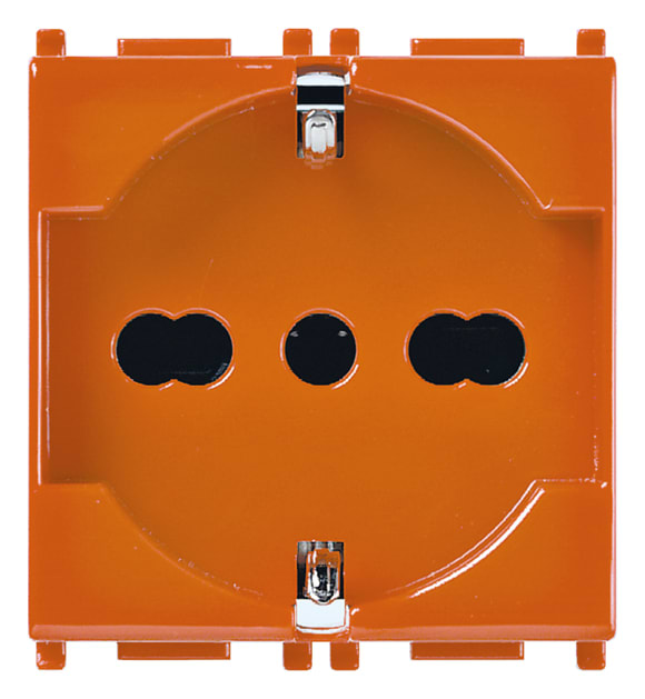 VIMAR SPA VIW14210.AB.A PRESA 2P+T16A UNIV ANTIBATTERICO ARANCIO