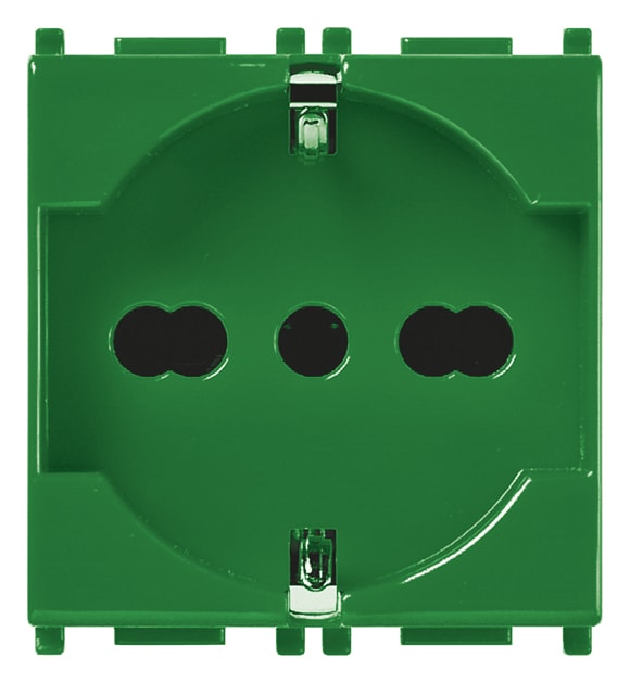 VIMAR SPA VIW14210.AB.V PRESA 2P+T 16A UNIV. ANTIBATTERICO VERDE