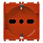 VIMAR SPA - VIW14210.R PRESA 2P+T 16A UNIVERSALE ROSSO