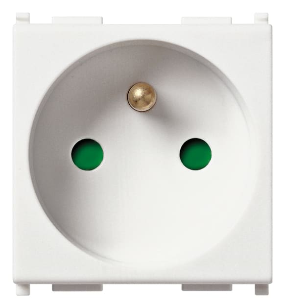VIMAR S.P.A. - VIW14212 PRESA SICURY 2P+T 16A FRANCESE BIANCO