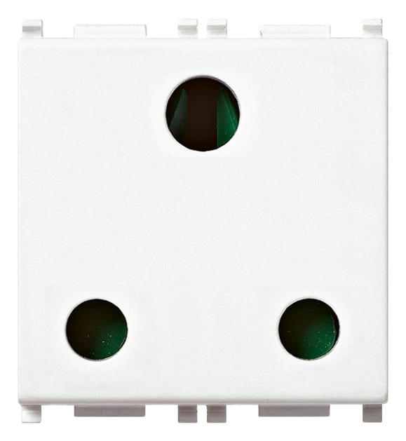 VIMAR S.P.A. - VIW14218 PRESA SICURY 2P+T 16A INGLESE BIANCO