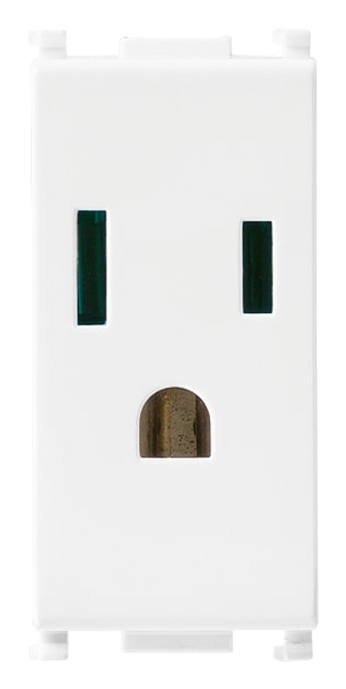 VIMAR S.P.A. - VIW14242 PRESA SICURY 2P+T 15A USA+SASO BIANCO