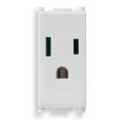 VIMAR SPA - VIW14242 PRESA SICURY 2P+T 15A USA+SASO BIANCO