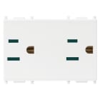 VIMAR SPA - VIW14243 DUE PRESE SICURY 2P+T15A USA+SASO BIANCO