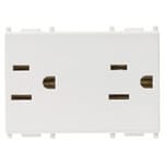 VIMAR S.P.A. - VIW14246 DUE PRESE 2P+T 15A USA+SASO BIANCO