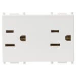 VIMAR S.P.A. - VIW14246 DUE PRESE 2P+T 15A USA+SASO BIANCO