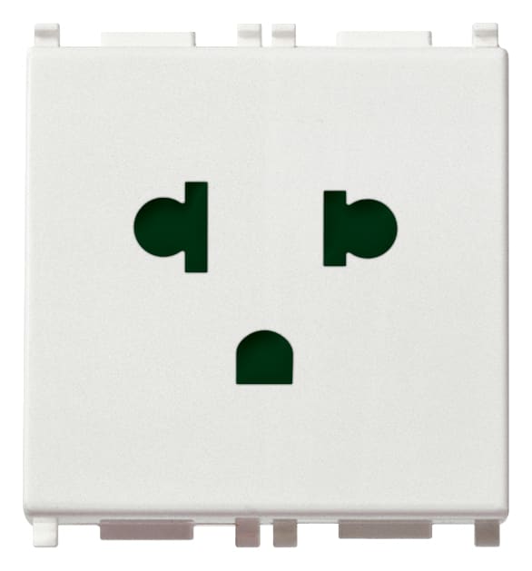 VIMAR SPA VIW14248 PRESA SICURY 2P+T 16A USA+EU BIANCO