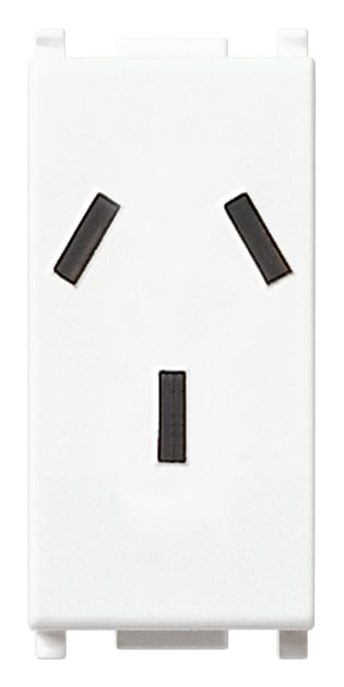 VIMAR SPA VIW14250 PRESA SICURY 2P+T 10A ARGENTINO BIANCO