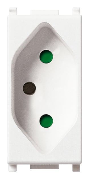 VIMAR SPA VIW14264 PRESA SICURY 2P+T 10A BRASILIANO BIANCO