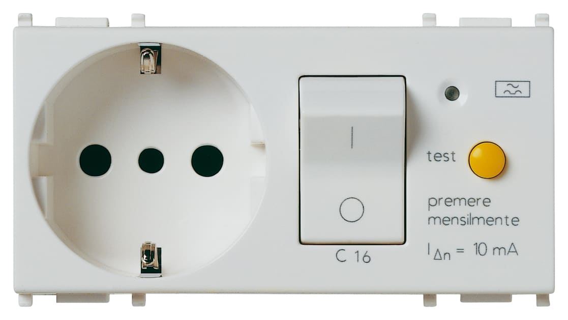 VIMAR SPA VIW14286.SL PRESA 2P+T 16A P30 INTB+MTDIFFC16 SILVER