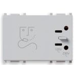 VIMAR S.P.A. - VIW14290.SL PRESA PER RASOIO 230V SILVER