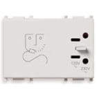 VIMAR SPA - VIW14290 PRESA PER RASOIO 230V BIANCO