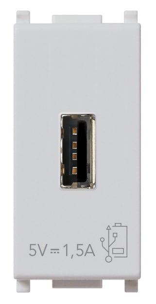 VIMAR SPA VIW14292.SL UNITA ALIMENTAZIONE USB 5V1,5A 1M SILVER