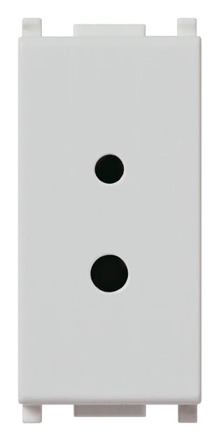 VIMAR SPA VIW14331.SL PRESA POLARIZZATA 2P 6A 24V SELV SILVER