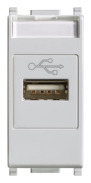 VIMAR S.P.A. - VIW14345.SL PRESA USB SILVER
