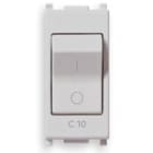 VIMAR SPA - VIW14404.10.SL Interruttore MT 1P C10 120-230V Silver