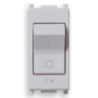 VIMAR SPA - VIW14405.06.SL INTERRUTTORE MT 1P+N C6 120-230V SILVER