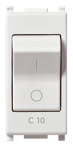 VIMAR SPA VIW14405.10 INTERRUTTORE MT 1P+N C10 120-230V BIANCO
